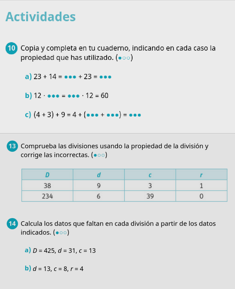 Actividades