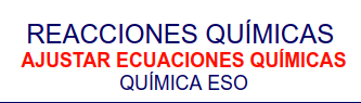 Reacciones químicias