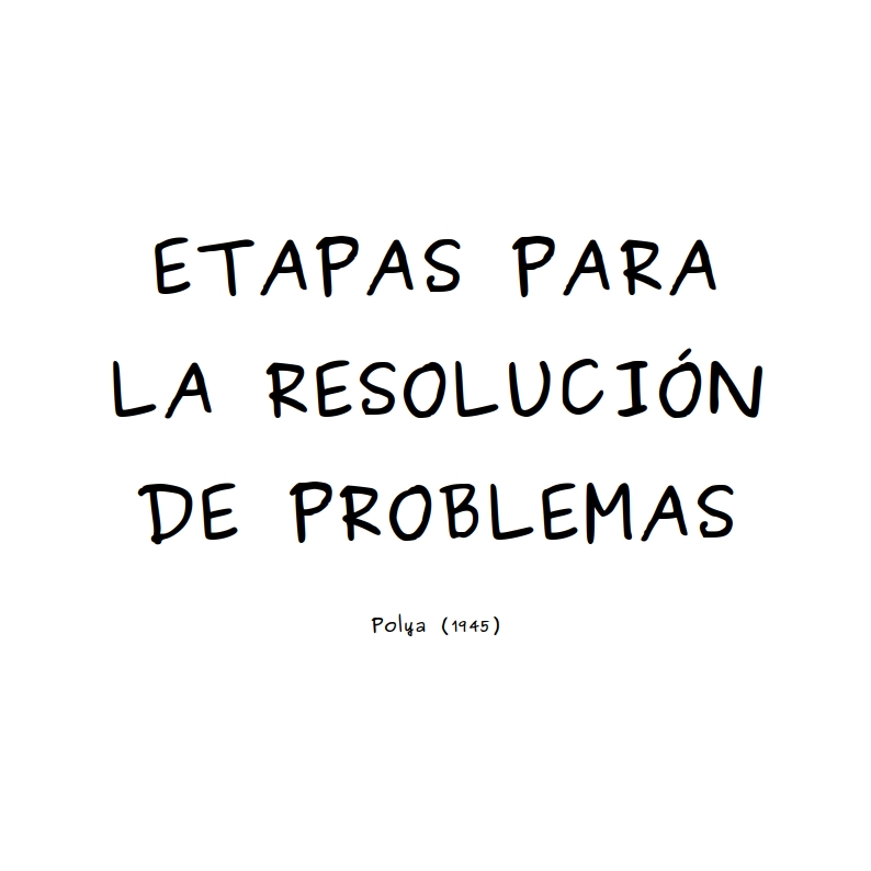 Etapas para la resolucion de problemas