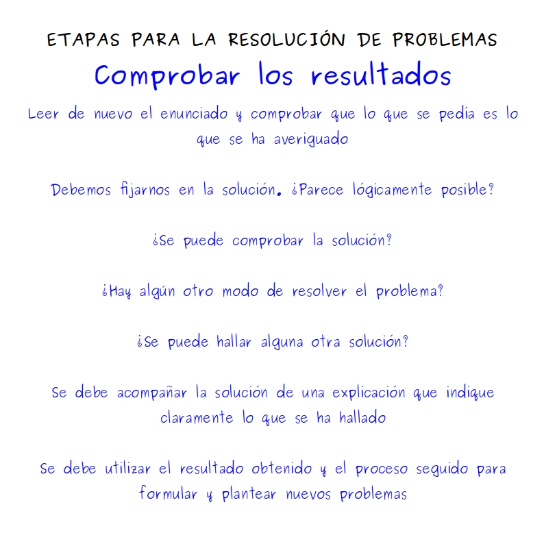 Comprobar los resultados